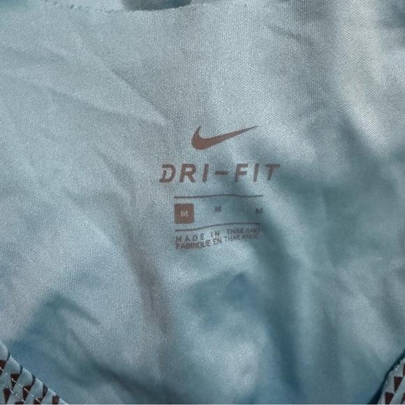 Nike Blue Gray Printed Dri Fit Running Tank Top - Picture 4 of 5